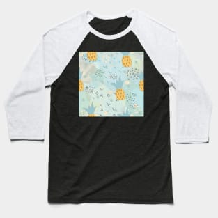 Pineapple Pattern Baseball T-Shirt